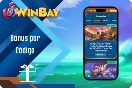 Winbay bonus types associated with promocodes